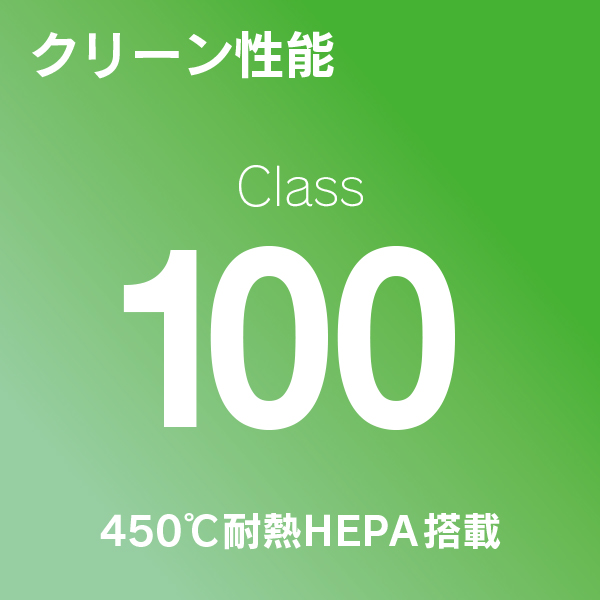 クリーン性能class100