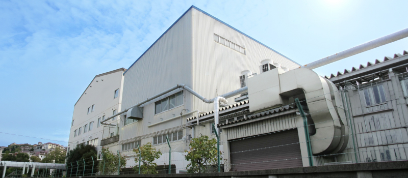 食品工場の外観